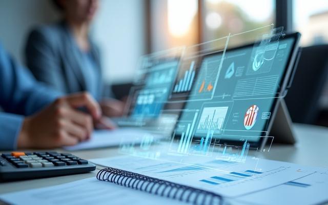 Pricing-Strategie und Analysen: Diagramme und Grafiken, die Finanzdaten und Datenanalyse darstellen.
